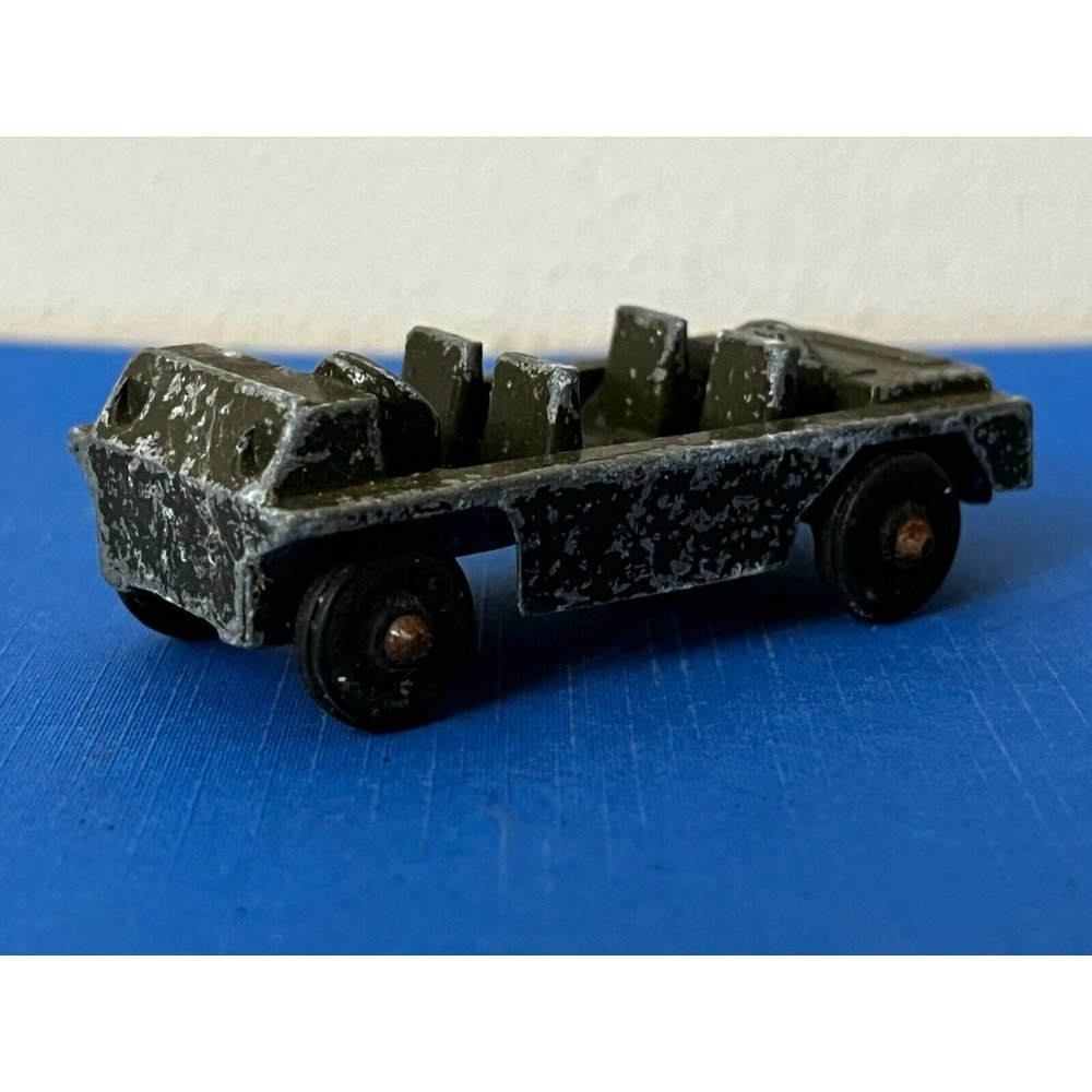 Vintage MIDGETOY Rockford IL Toy Metal Military Army Airplane tug truck